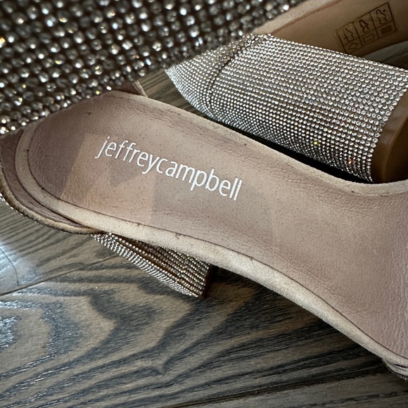 Jeffrey Campbell Silver Rhinestone Heels - Picture 6 of 7